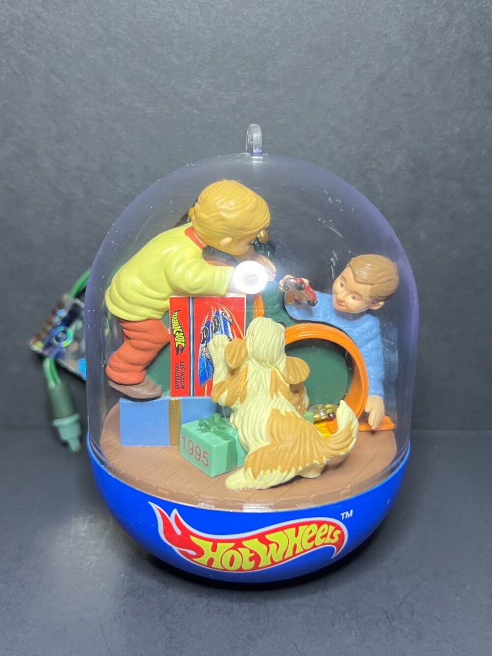1994 Enesco Precious Moments Porcelain Friendship is a Gift Christmas Ornament